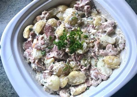 Creamy Potato Salad With Bacon For Braai Recipe By Khanyo Zondi Cookpad