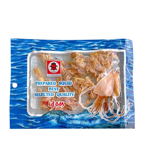 Ladybird Dried Seasoned Cuttlefish Squid 14G WaNaHong