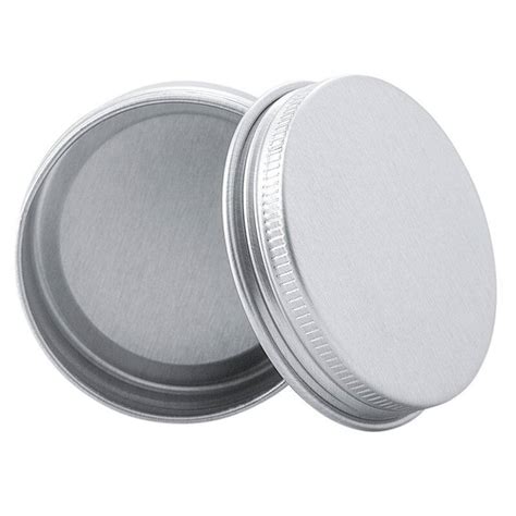 30ml Silver Small Aluminum Round Lip Balm Storage Jar Containers With Screw Cap For Lip Balm