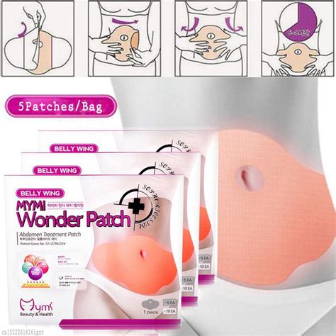 🌹ready Stock🌹 Mymi Wonder Slimming Patch Slim Weight Loss Burning 1kotak 5pcs Shopee Malaysia