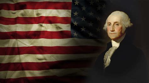 Download George Washington And The American Flag