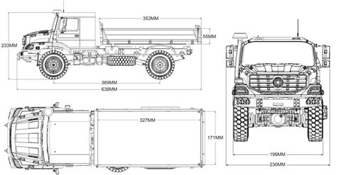 RC4WD VV JD00065 1 14 4X4 Overland Hydraulic RTR Truck W Utility Bed