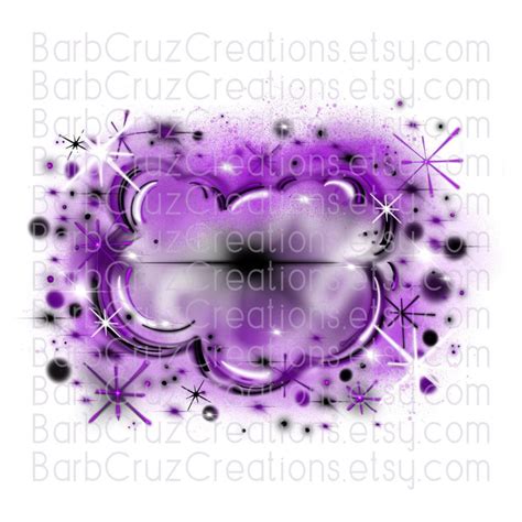 Airbrush Png Purple Airbrush Background Graffiti Design Clipart