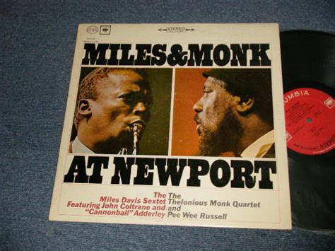 MILES DAVIS THELONIOUS MONK MILES MONK AT NEW PORT Ex Ex B