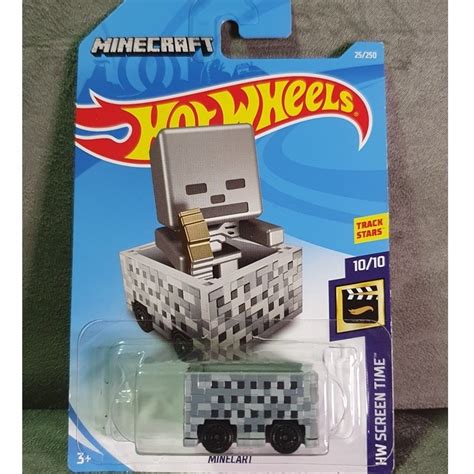 Miniatura Carrinho Hot Wheels Minecart Shopee Brasil