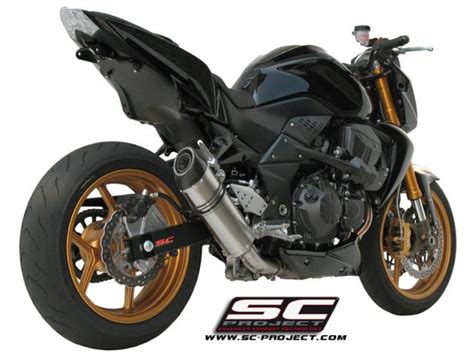 SC Project Oval Titanium Slip On Einddemper Met E Keur KAWASAKI Z 750