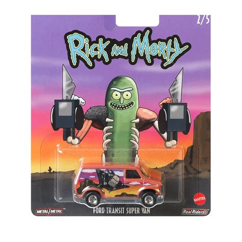 Hot Wheels Pop Culture Rick And Morty 2020 Mix 3 Vehicles Case