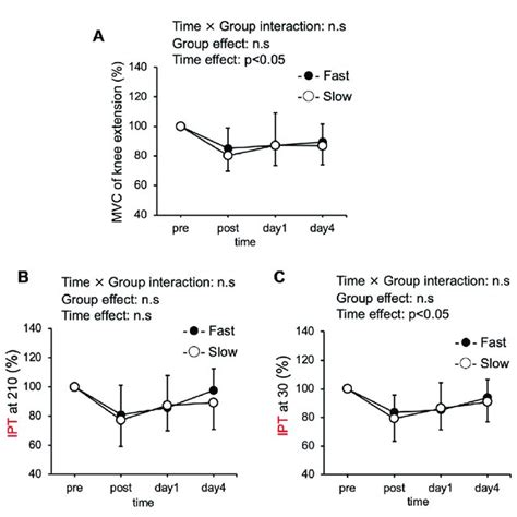 Changes Mean Sd In Maximal Voluntary Isometric Contraction Mvc