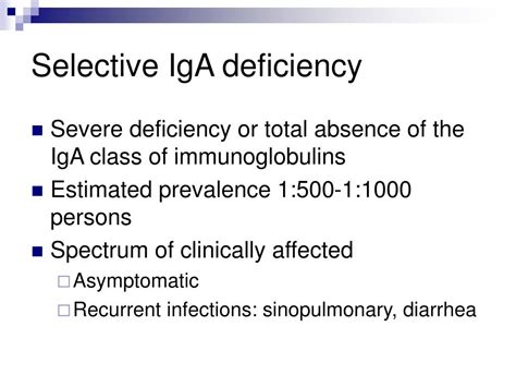 Ppt Diagnosis And Management Of Immunodeficiency In Adulthood Powerpoint Presentation Id 4498026