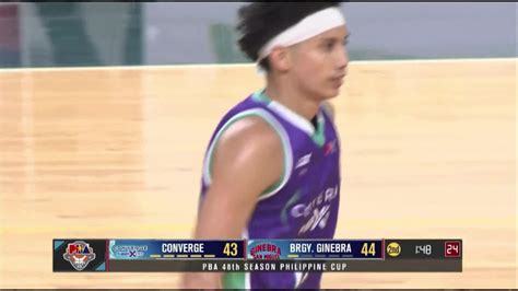 Alec Stockton Ignites Converge In Close Q Vs Brgy Ginebra Pba