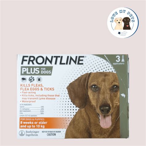 Frontline Plus For Dogs - 3 Doses - Love My Pets