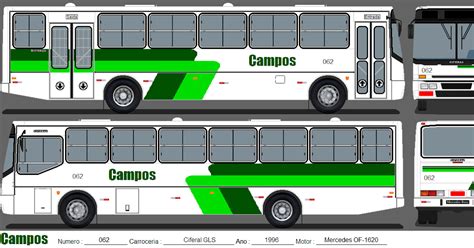 Desenhos De Onibus Ciferal Gls Mb Of