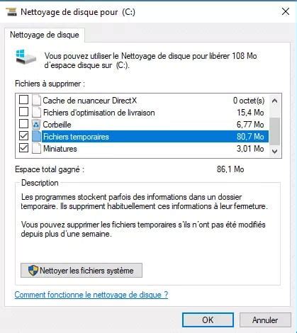 Nettoyer Supprimer Les Fichiers Dossier Temporaires De Windows