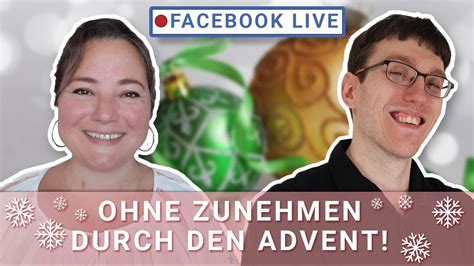 Facebook Live Stream REPLAY Ohne Heißhunger durch den Advent