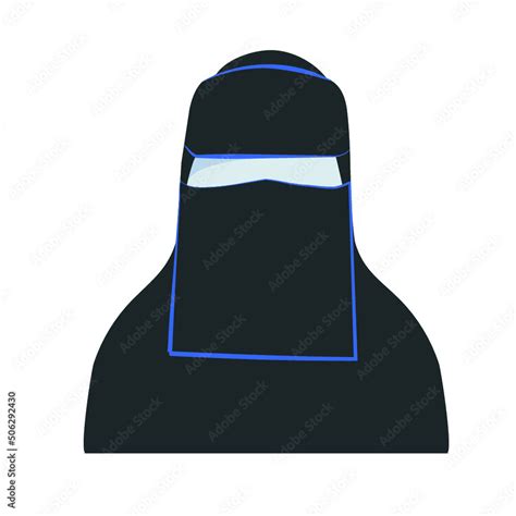 Woman Arab Wear Niqab Hijab Vector Uae Saudi Arabia Bahrain Qatar Kuwait Stock Vector Adobe Stock