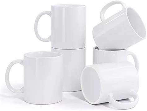 Taza Blanca Para Sublimaci N Grado Premium Aa Piezas Env O Gratis