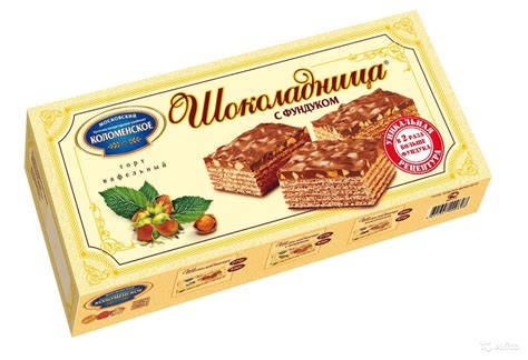 Вафельный торт Коломенское "Шоколадница" с фундуком отзывы