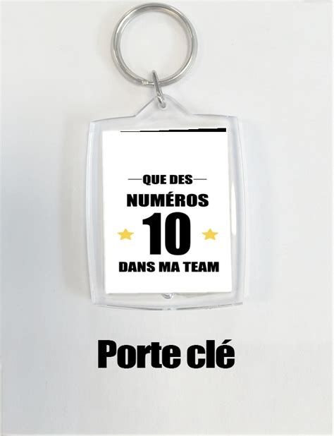 Porte Cl Que Des Numeros Dans Ma Team Petits Prix