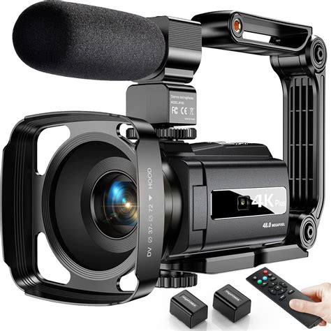 4K Video Camera Camcorder 48MP Ultra HD Video Camera WiFi Vlogging ...