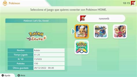 C Mo Conectar Pok Mon Home Con Pok Mon Let S Go Eevee Y Pok Mon Let S