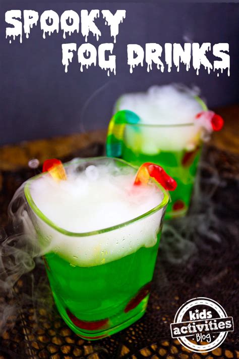 Easy Spooky Fog Drinks - Halloween Drinks for Kids | Kids Activities Blog