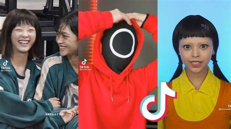 Squid Game Netflix Tiktok Compilation Tiktok Trend