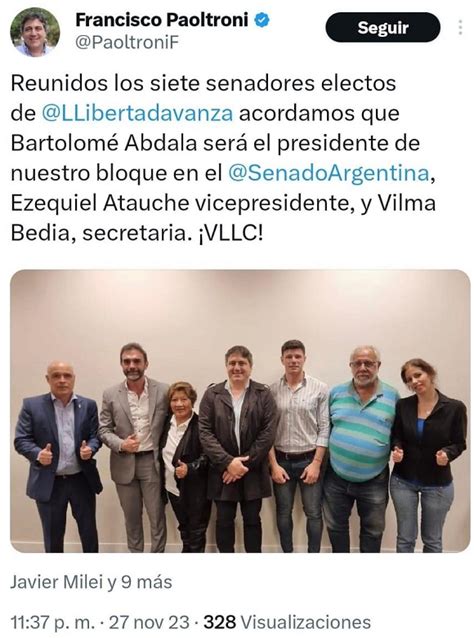 Confirmado Bartolo Abdala Dej De Ser El Presidente Del Bloque De