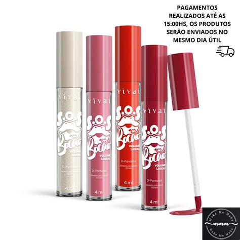 Gloss Labial Sos Boc O Colors Vivai Shopee Brasil