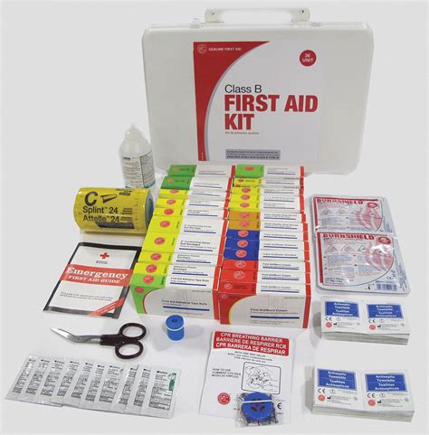 GRAINGER APPROVED First Aid Kit, Kit, Plastic Case Material, Industrial ...