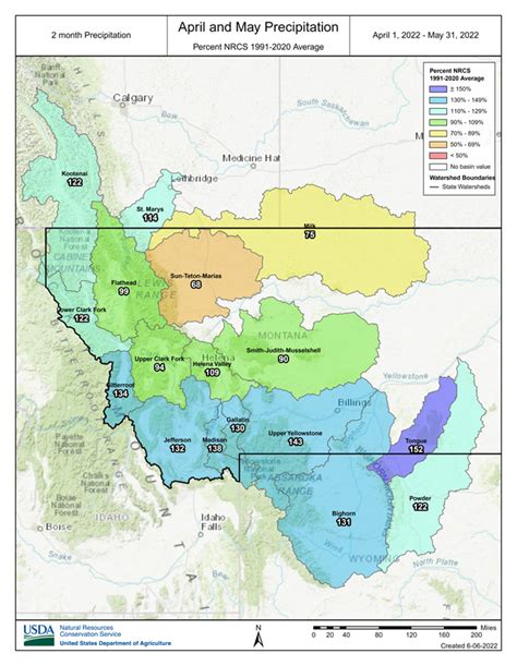 April Brought A Lot Of Precipitation But Central Montana Is Still