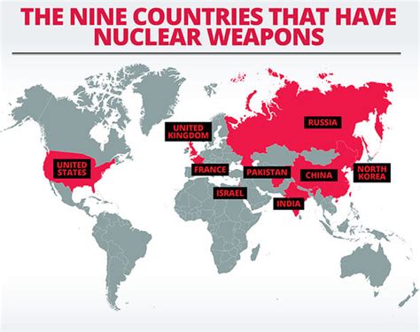 Map: These nine countries possess nuclear weapons – can you guess? | Travel News | Travel ...