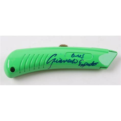 Giancarlo Esposito Signed Breaking Bad Box Cutter Inscribed Gus