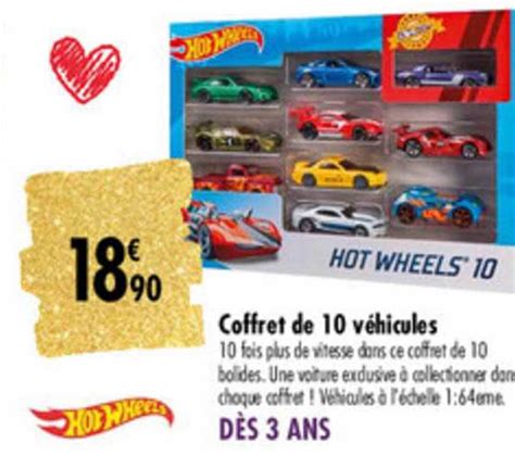 Promo Coffret De 10 Véhicules Hot Wheels chez Carrefour iCatalogue fr