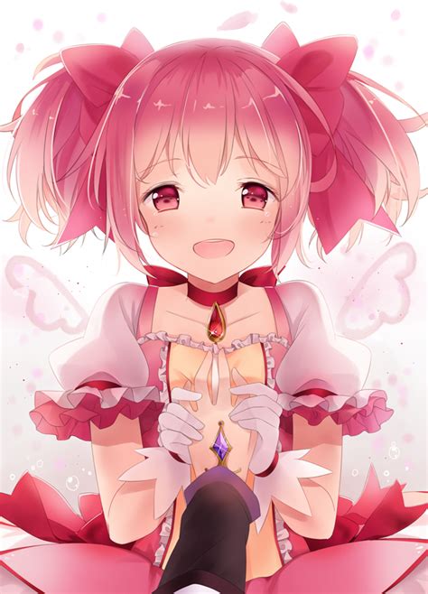 Madoka Kaname Puella Magi Madoka Magica Pink Eyes Otaku Modoka