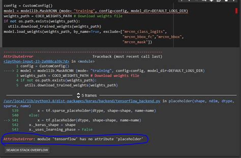 Python Attributeerror Module Tensorflow Has No Attribute Placeholder Stack Overflow