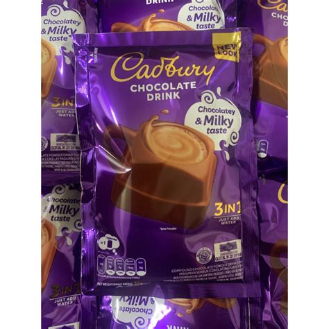 Cadbury In Hot Chocolate Drink G Sachets Shopee Malaysia