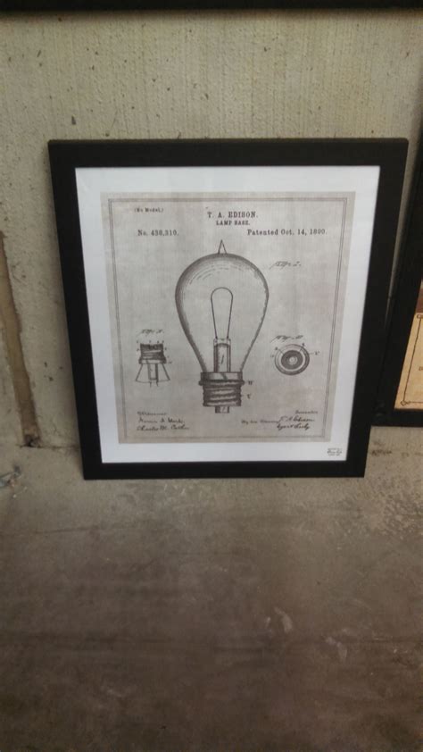 Small Light Bulb Frames On Wall Wall Art Frame