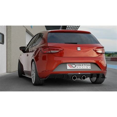 Achat Maxton Rajout Du Pare Chocs Arriere V Seat Leon Cupra Mk Fl