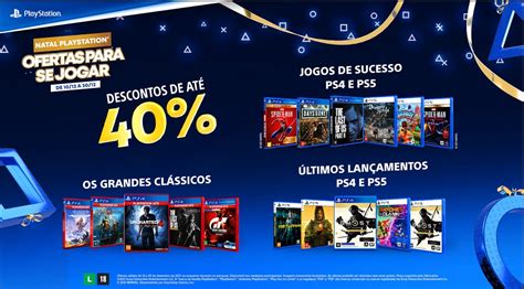 Natal é PlayStation os melhores descontos em jogos