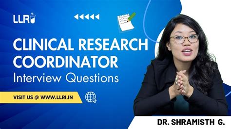 Clinical Research Coordinator Interview Questions You Must Know LLRI