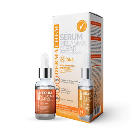 Dermachem Sérum Melasma Clear Efeito Clareador 30ml Shopee Brasil