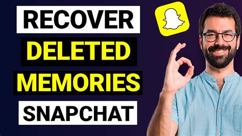 How To Recover Deleted Snapchat Memories Full Guide Youtube