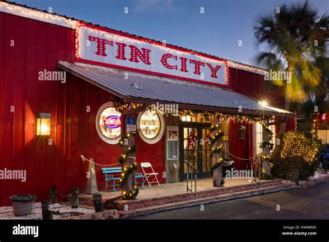 Mall Entrance To The Shops At Tin City Historic District Naples