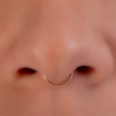 Fake Septum Ring Etsy