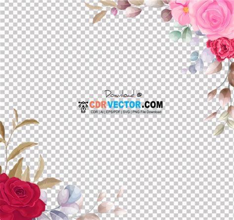 Transparent Flower Corner PNG PNG Images For Designer FREE