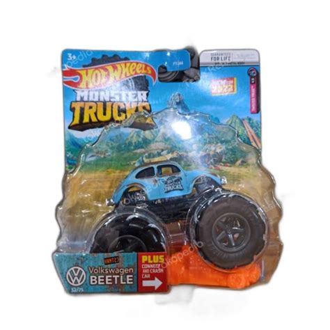 Promo Hotwheels Hot Wheels Monster Trucks Vw Volkswagen Beetle Biru Diskon Di Seller