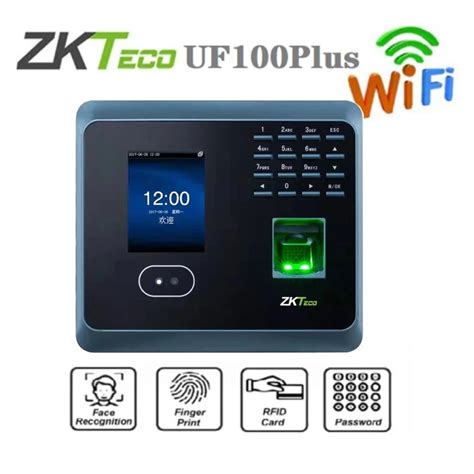 Zkteco Uf100plus Wifi Biometric Fingerprint Face Recognition Time