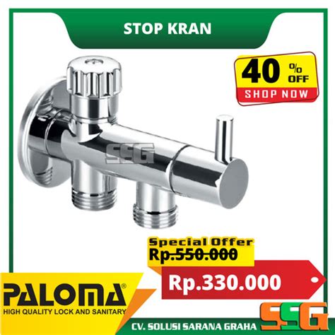 Jual Paloma Fcp Keran Stop Toilet Wc Jet Shower Valve Tembok Kran