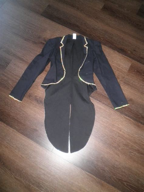 Lc Preloved Solo Balera Black Tails Jacket With Gold Decoration And