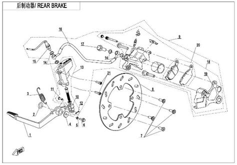 Cfmoto F B V Rear Brake Sherco